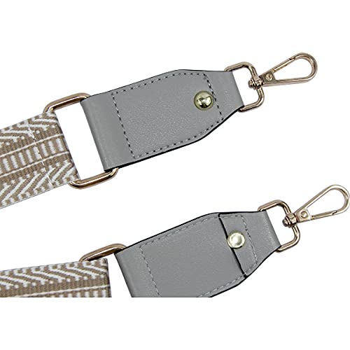Image of Duwi Wide Handbag&Purse Strap Jacquard Woven Guitar Style Replacement Strap Multicolor Canvas Adjustable Crossbody Bag Strap