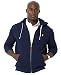 Polo Ralph Lauren Classic Full-Zip Fleece Hooded Sweatshirt (Medium, Navy/Yellow Logo)