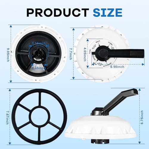 XDTIME 272422 Valve Top Assembly Replacement for 2-Inch HiFlow Valves 261142, 261049, 261050,Equipped with 272409 Diverter Seal and 272400 Compression Spring, Compatible with Pool and Spa Systems. by XDTIME - Used condition - Image 2