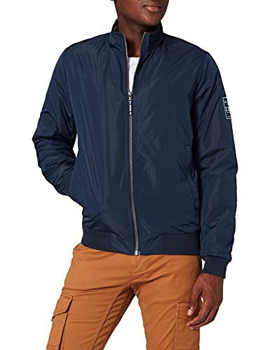 Casio EDIFICE Reloj en caja sólida de acero inoxidable, 10 BAR, Negro/Azul, para Hombre, con Correa de Resina, EFV-550P-1AVUEF