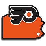 NHL Siskiyou Sports Fan Shop Philadelphia Flyers Home State Decal One Size Team Color
