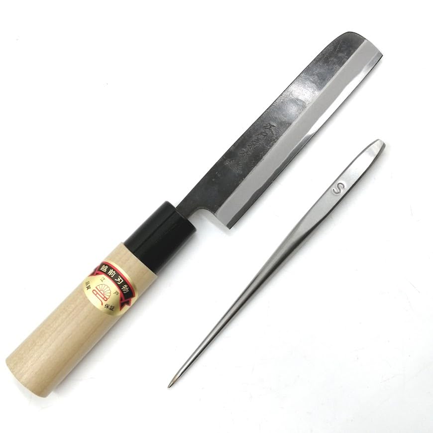 房近作　うな裂き　江戸型　全長322mm Amazon | 江戸菊水 ウナギ裂き 細型 105mm + 目打ち 松葉型 セット