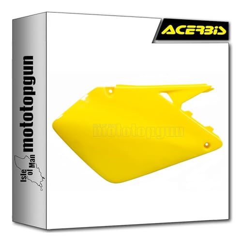 Side panels jaune Acerbis haute résistance Suzuki RM 250 Mototopgun