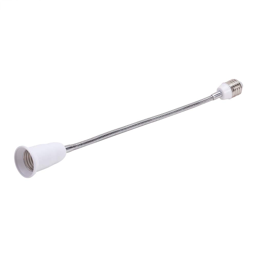 Othmro E27 to E27 Light Lamp Bulb All Direction Extension Adapter Extenders White Light Sockets PBT AC 100-240V 1Pcs