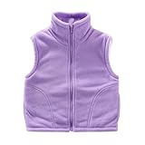 Generisch teddyjacke kinder Teddy Fleece Weste Kinder Teddyjacke Mädchen Ärmellos Fleecejacke Kurz V-Ausschnitt mit Reißverschluss Teddyfleece Plüschweste jungen winterjacke 140