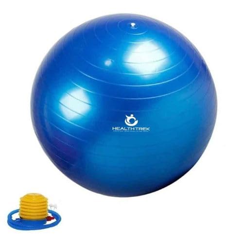 HEALTHTREK Anti-Burst Exercise Ball with Foot Pump for Fitness, Exercise and Yoga, Gym Ball, Swiss Ball (65 CM) (B0C5JKVXBG) Amazon Price History, Amazon Price Tracker