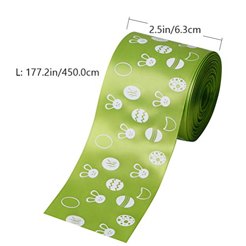 STOBOK A Páscoa Primavera Fita Fita Coelhinho Da Páscoa Padrão Fita De Embrulho Rolos de Fita Decora