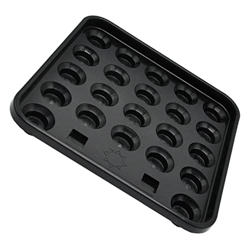 NULYLU Billiards Storage Rack 22 Balls Tray Snooker Ball Holder Pool Table Accessory