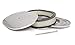 Racing Power Company R6020 12" x 2" Oval Ball Milled Polished Aluminum Air Cleaner