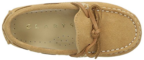 Clarys Kid's Moc-Toe Loafer, Afelpado Arena, 25 M EU/9 M US Toddler4