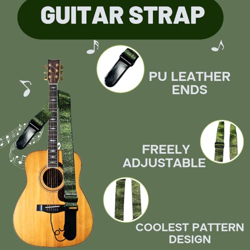 Image of DEVICE OF URBAN INFOTECH Guitar Strap Belt for Acoustic & Electric Guitar Adjustable Buckle Guitar Strap Modern Design Guitar Belt For Acoustic /Bass /Electric Guitars