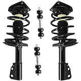 Detroit Axle - Front Struts Kit for Buick LeSabre Park Avenue Cadillac DeVille Fleetwood Pontiac Bonneville Olds 98 Delta 88 LSS 2 Ready Struts w/Coil Spring 2 Sway Bars Replacement Suspension