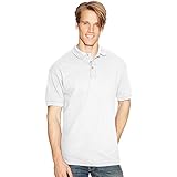 Hanes Men's ComfortSoft Piqué Polo White L