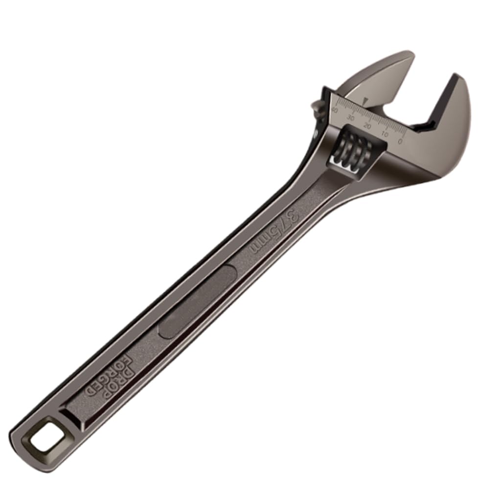 Llave inglesa ajustable de apertura grande con diseños deslizantes de 8 a 18 pulgadas