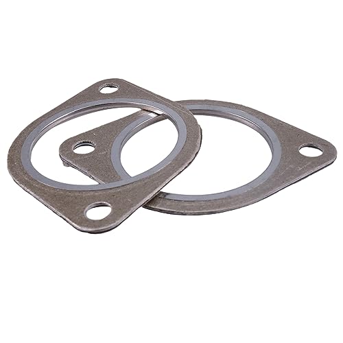 Image of DVPARTS 2PK Pipe Flange Gasket Seal kit 18307589343 18-30-7-553-603 18307553603 Compatible with N54 Engine, E60 E71 E82 E88
