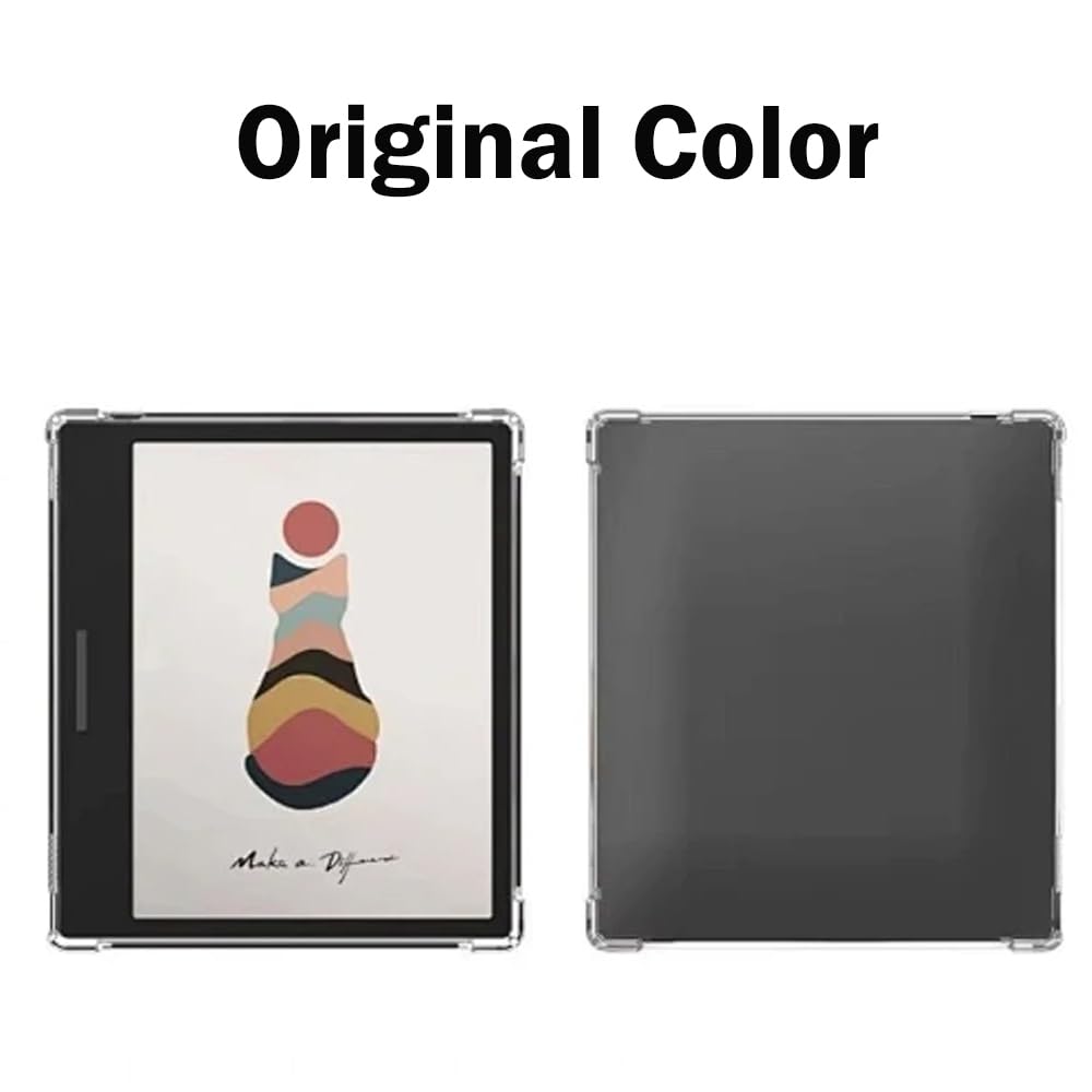 Custodia In Silicone Trasparente Antiurto Per Onyx BOOX Go Color 7 (7 Pollici) – Morbida E Leggera Con Bordi Rialzati - 5