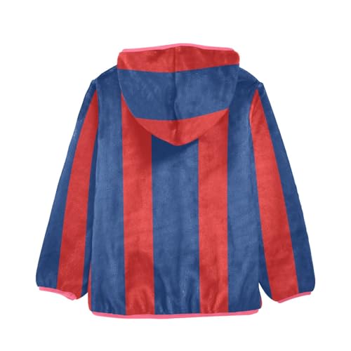 GuoChe Stripes Red Blue Baby Boy Fleece Jacket2
