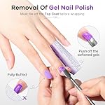 Nail Polish Remover Pads: Acetone Gel Nail Polish Remover Wipes 50 PCS Professional Individually Wrapped Wet Wipes Rapidly Remove Gel/Fingernail Polish Travel Kit for Home & Salon Supplies - Image 5
