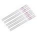 Ruilogod Flower Pattern Stainless Steel Chopsticks 5 Pairs Red (id: 064 17f 609 e54 faa