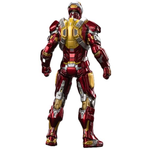 Image of ZD Toys Action Figure - 7 Inch Iron Man Mark 17 Heartbreaker Armor, 1 /10 Scale, Interchangeable Hands, Blast Effects, Display Stand & Durable PVC Build, Ideal Gift, Ages 15+ Years