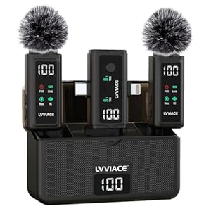 LVVIACE K6 3-in-1 Lavalier Mikrofon