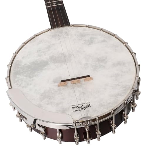 Recording King Madison Open Back RK-OT26 Banjo with Whyte Laydie-style Tone Ring - Hand-rubbed Brown Satin