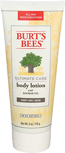 Burts Bees Body Care Ultimate Care Body Lotion with Baobab Oil for Very Dry Skin, (Package May Vary), 6 Oz (U-SC-4391)