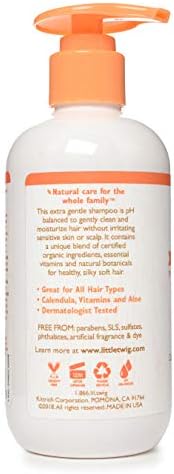 Little Twig All Natural Baby Shampoo, Happy Tangerine, 8.5 Fluid Oz