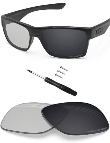 Image of BLAZERBUCK Replacement Lenses & Screws Screwdriver for Oakley TwoFace OO9189 /TwoFace Asian Fit OO9256 Sunglass