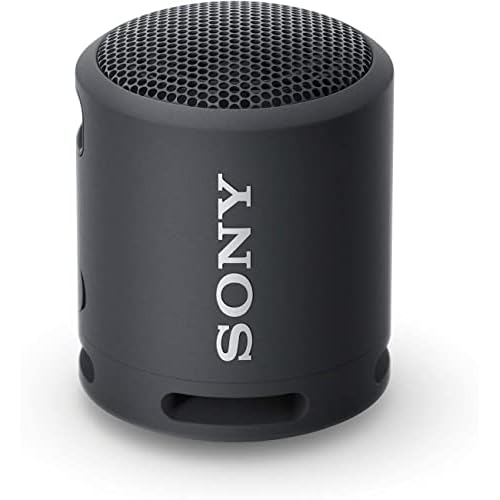 Sony SRSXB13/B Extra Bass Portable Waterproof Speaker with Bluetooth, USB Type-C, 16 Hours Battery Life