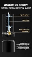 Vevok Chef O20 manuelle Kaffeemühle | 20 stufiges extern einstellbares Mahlwerk | 35 g Kapazität | inklusive Reiseetui und Reinigungsausrüstung | konisches Mahlwerk | Handkaffeemühle – Ansicht 6