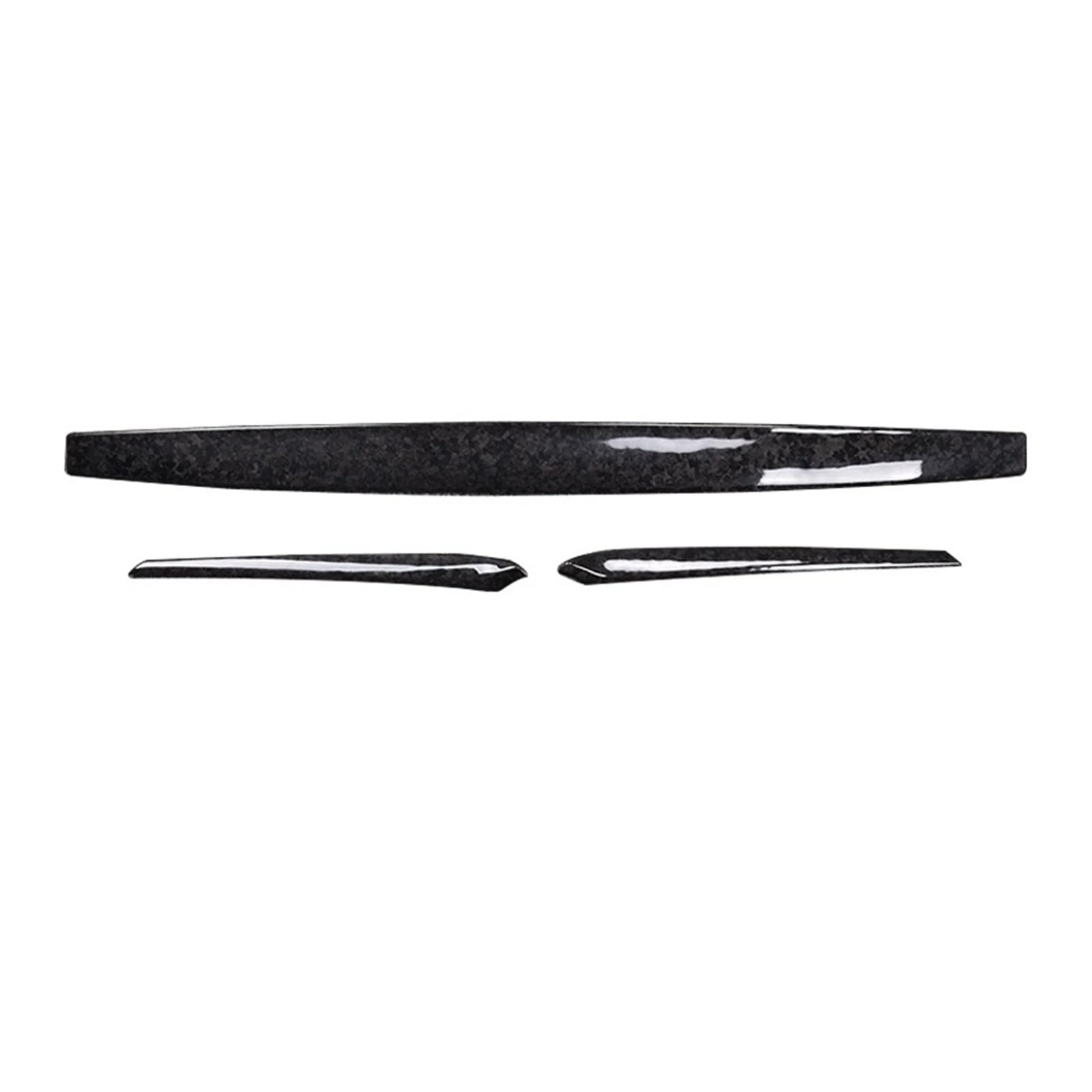 Interior Trim for Tesla for Model 3 for Model Y 2021 2022 2023 Center Console Instrument Trim Car Inter Accessories Dashboard Cover Cover Trim Sticker(Forged Grain H)