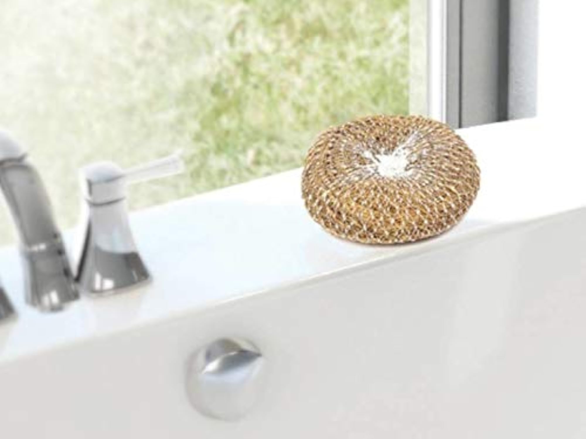 Hand Made Woven Ayurvedic Herbal Bath Scrubber, Pack of 4
