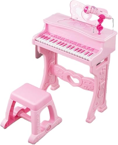 Brfveob �q���p�d�q�L�[�{�[�h �O�����h�s�A�m�������� �֎q�A�}�C�N�A���ʑ�t�� 37���� ���̎q�ƒj�̎q�����m��ߋ� ���S�҂̗��K�Ɖ��t�ɍœK�ȑ��@�\�y�� 1�`6�΂̏��̎q�ւ̃v���[���g (�s���N) (40*23*57.5cm,�s���N)