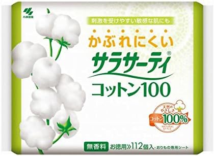 Amazon かぶれにくいサラサーティコットン100 112枚入 3個セット サラサーティ パンティーライナー