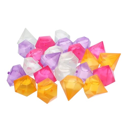 TOYANDONA 24 pièces Glaçons Réutilisables pour Boissons Refroidissement Rapide Imitation Glace Claire pour Whisky et Cocktails