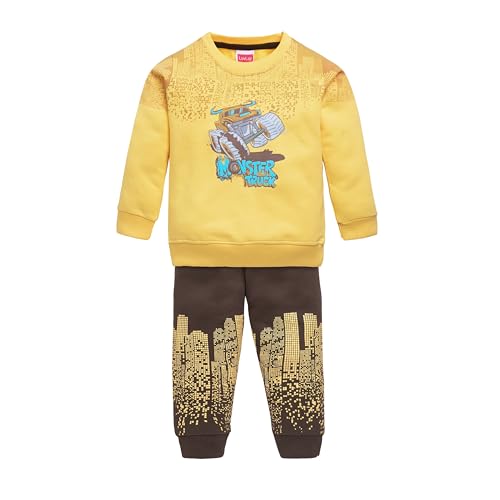 Image of LuvLap Baby Boys Full Sleeve Sweatshirt & Pyjama Set Pack of 1