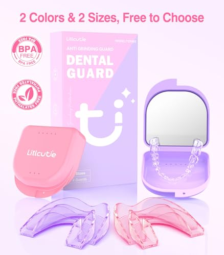 Image of Anti Grinding Guard, Moldable Dental Guard for Sleep, 4 Pack in 2 Sizes & Colors, Comfortable Fit for Men & Women