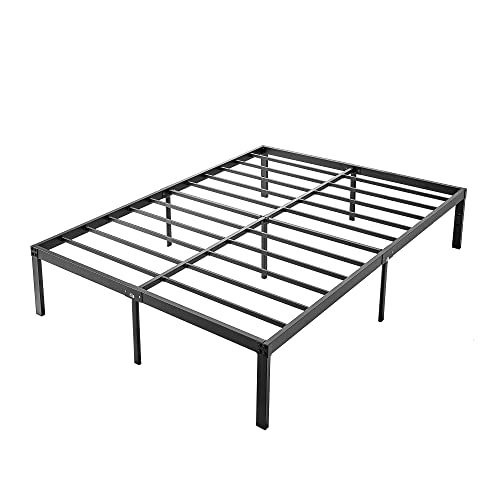 VECELO Queen Metal Platform Bed Frame, Heavy Duty Steel