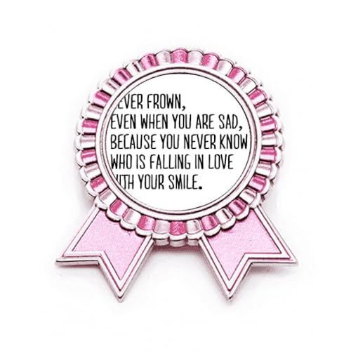 Broche rose Poetry en métal taille M | Finition artisanale