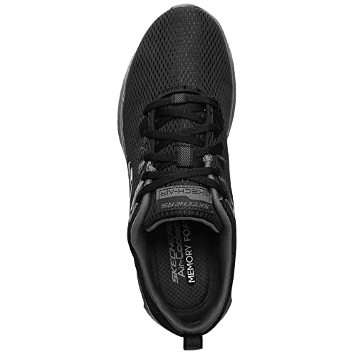 Skechers Homme Dyna-air Baskets, Noir Black Mesh Charcoal Trim Bkcc, 40 EU