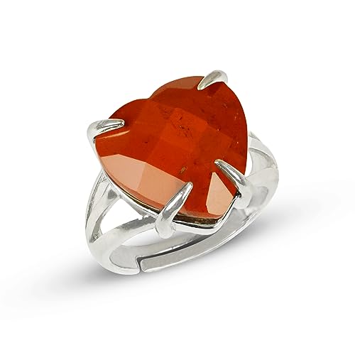 Image of Reiki Crystal Products Adjustable Rings, Amethyst, Black tourmaline, Goldstone brown, Green Jade, Lapis Lazuli, Opalite, Red Jasper, Rose Quartz, Tiger eye, Gemstone Ring