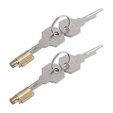 Jefisry Chasity Cage Lock Core Men Metal Chasity Devices Stealth Lock Brass Lock Cylinder 2Pack JS035
