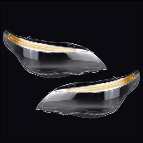 Lentille phare voiture E60 E61 coque transparente phare avec trou pour 525i 530i 545i 550i 2008-2010