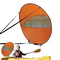 Vela Per Kayak Pieghevole Yuecoom 108cm - Con Finestra Trasparente E Borsa Di Trasporto - Foto 3