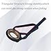 Runseaway 3Pcs Fishing Rod Tip Repair Parts Ceramic Guide Ring Replacement Stainless Steel Frame Pole Eyelets for Freshwater Saltwater Fishing(3.4mm Tube ID)