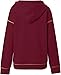 Half Zip Cropped Hoodies Pullover Women Casual Long Sleeve Zipper Hooded Sweatshirts Color Block Cute Sweatshirt (Wine Red,XX-Large)