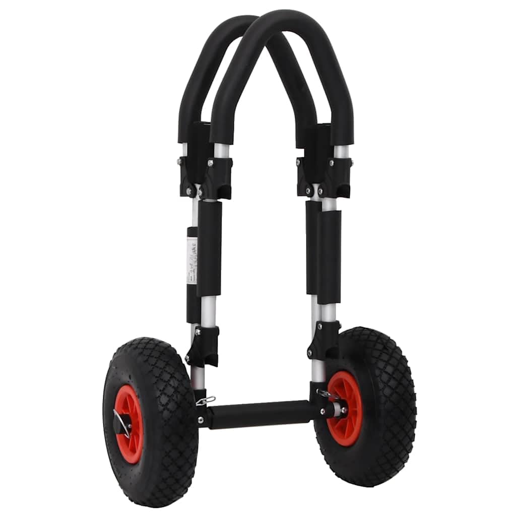 vidaXL 1/2x Chariot pour Kayak Roulant Transport Bateau Canoë Pare-Chocs
