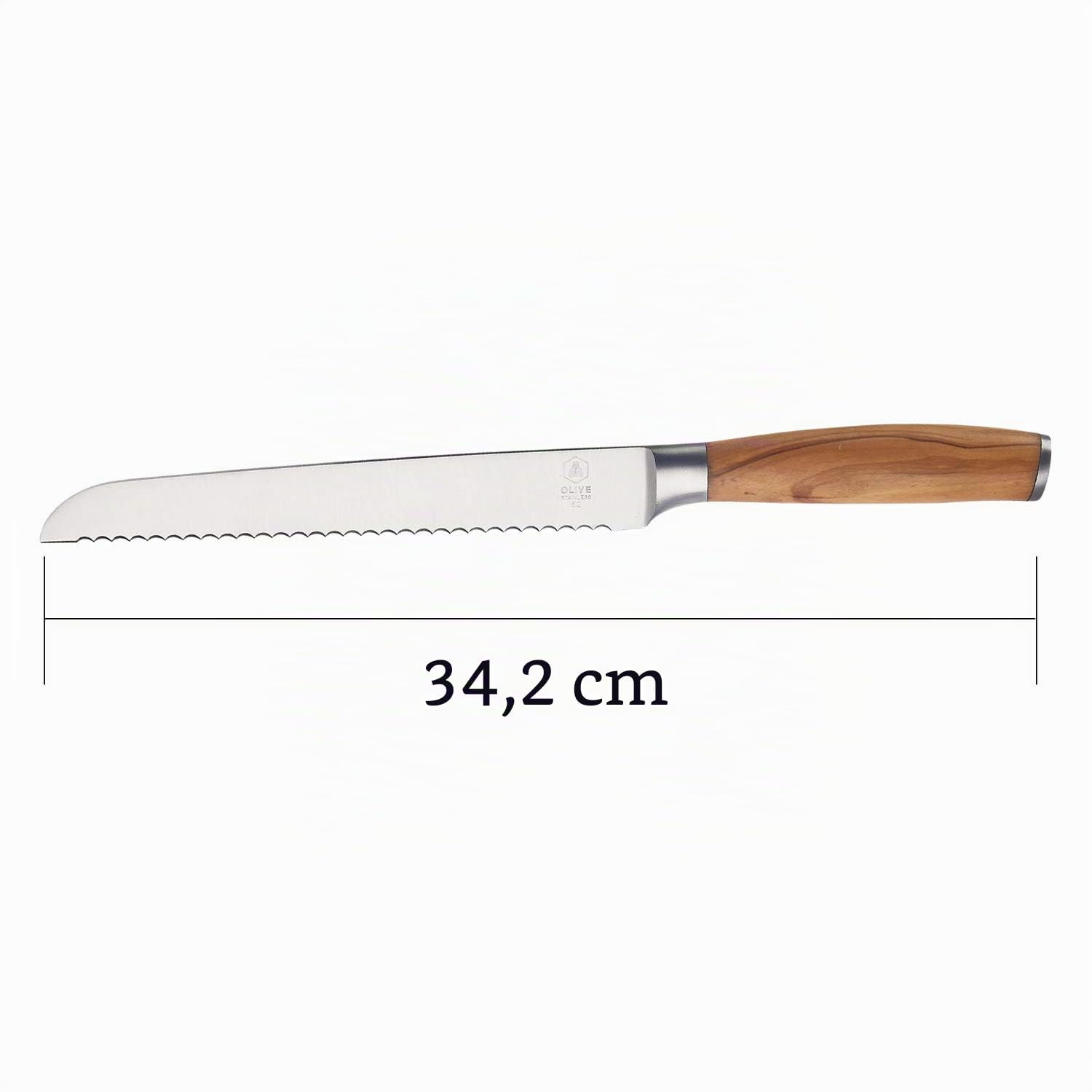 LAGUIOLE - Couteau à Pain - Manche en Bois d'Olivier
