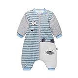 🌞 【Weiches und warmes Material】 ----- Diese Babyschlafsäcke bestehen aus Baumwolle, der Füllstoff besteht aus 100% Polyester-Fleece, das Futter besteht aus 100% Baumwolle. ， Weich, dick und hautfreundlich. Perfekt für kaltes Wetter, um Ihre Kleinen zu halten eine warme die ganze Nacht.